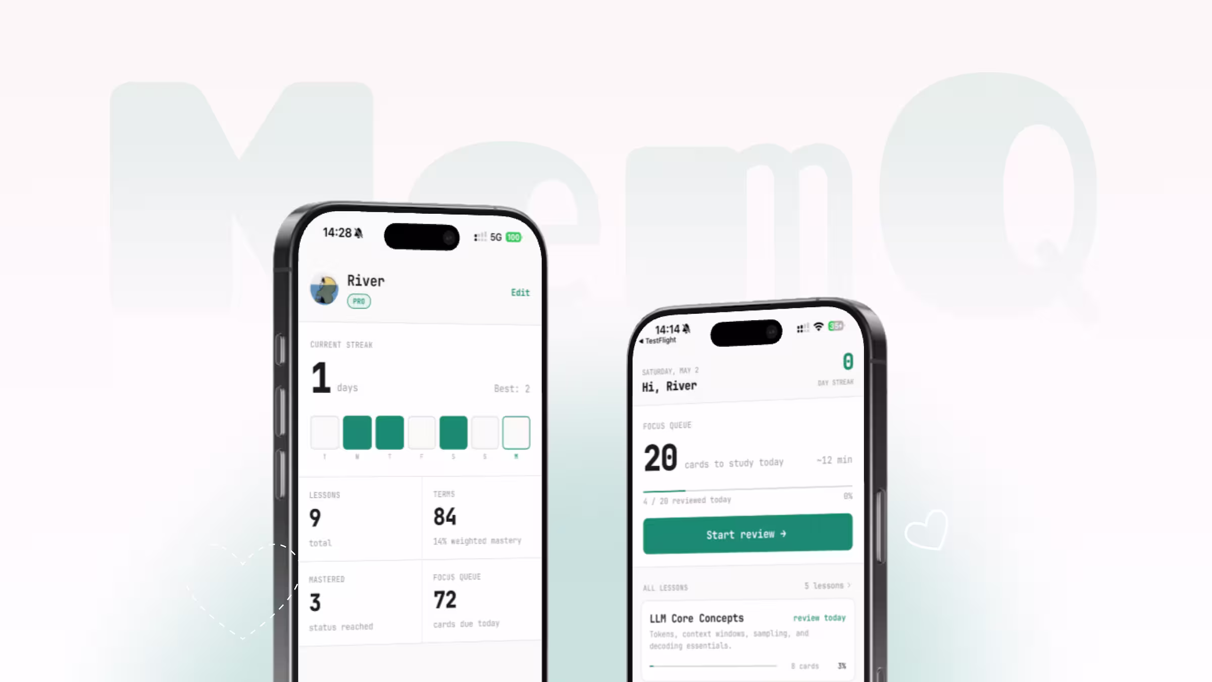 MemQ: Smart Quiz & Memory APP